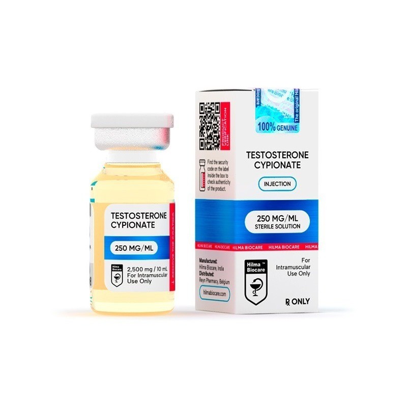 Testosterone cypionate 250mg/ml 10 ml vial