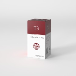 Triiodothyronine T3 (Liothyronine) 25 mcg 100 tabs